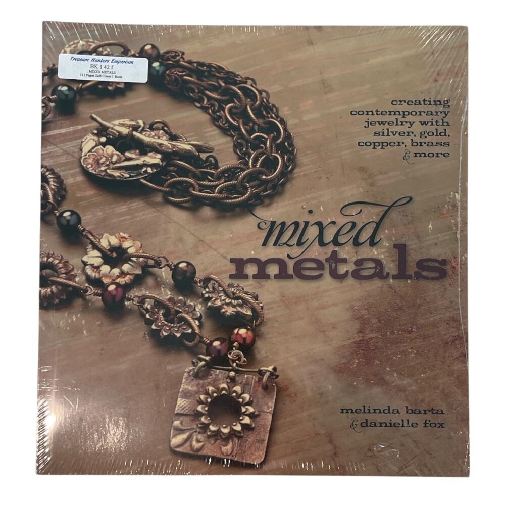 BK142 New Book MIXED METALS Creating Contemporary Jewelry by Barta & Fox Wrapped